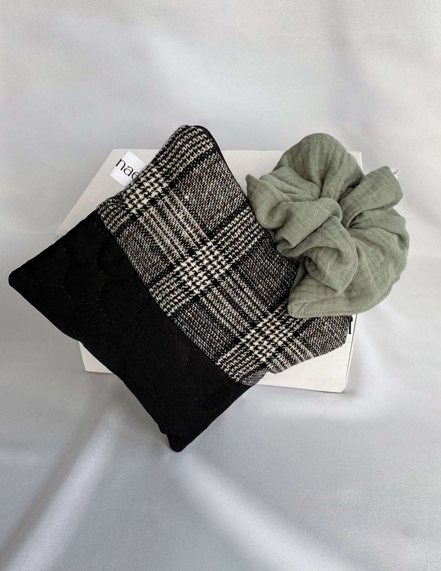 Pouch and scrunchie set