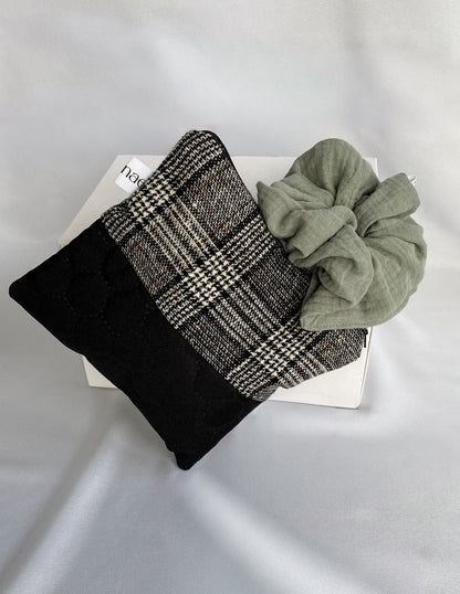 Pouch and scrunchie set